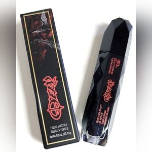 Rock & Roll Beauty Ozzy Osbourne Bullet Liquid Lipsticks Bat Wing Metallic Blue
